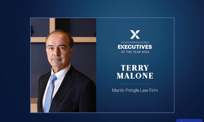 Martin Pringle Managing Partner Selected as 2024 Executive of the Year by the Wichita Business Journal